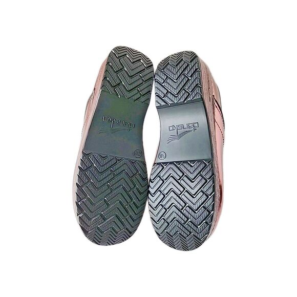 Dansko Professional Rose Chrome Metallic Patent Leather Clog EU 38 US 7.5 8 Pink - Picture 9 of 10